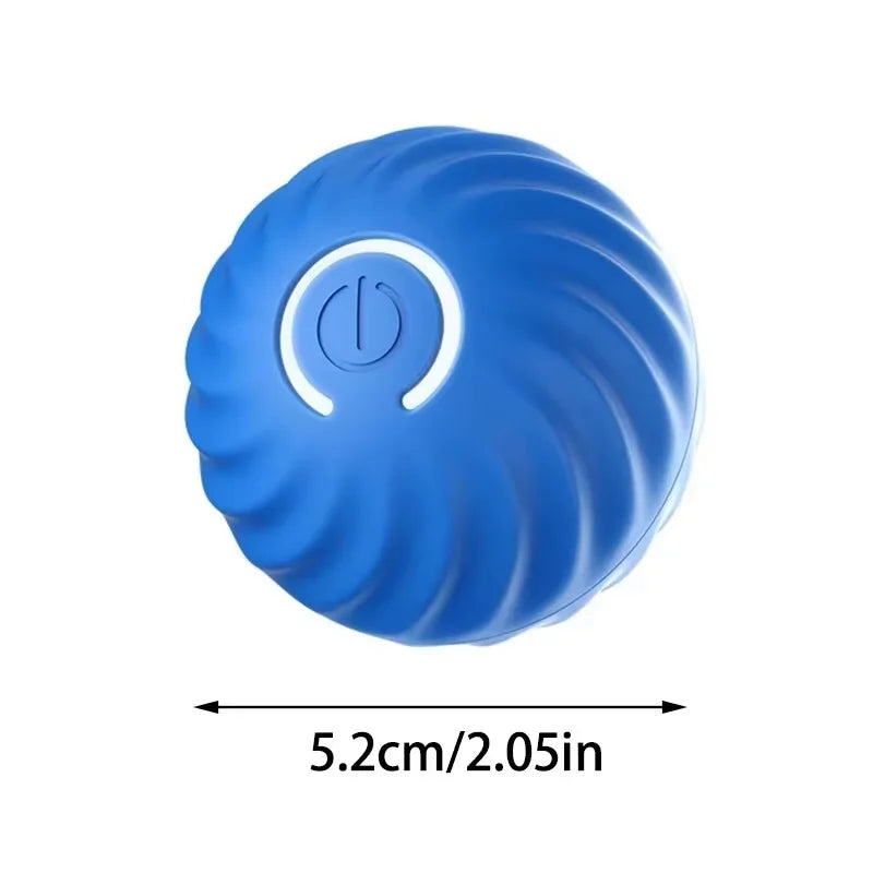 Dog Toys Intelligent Gravity Jump Ball Rechargeable Bite-Resistant Rolling Ball Cat and Dog Chase Interactive Pet Toys