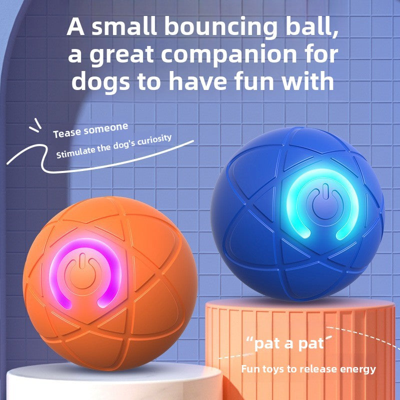 Bounce Buddy 2.0- Automatic Rolling Ball Toy – Rechargeable, Bite-Resistant